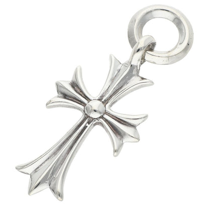 Chrome Hearts Tiny CH Cross Necklace Charm Silver