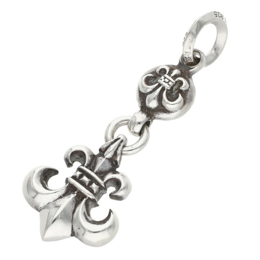 Chrome Hearts 1 Ball BS Fleur Charm Silver