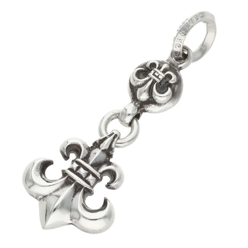Chrome Hearts 1 Ball BS Fleur Charm Silver