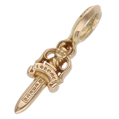 Chrome Hearts 22K STACK DAGGER V2 Charm Necklace Top