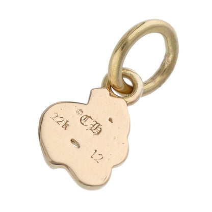Chrome Hearts S Initial 22K Alphabet Stack Charm Yellow Gold