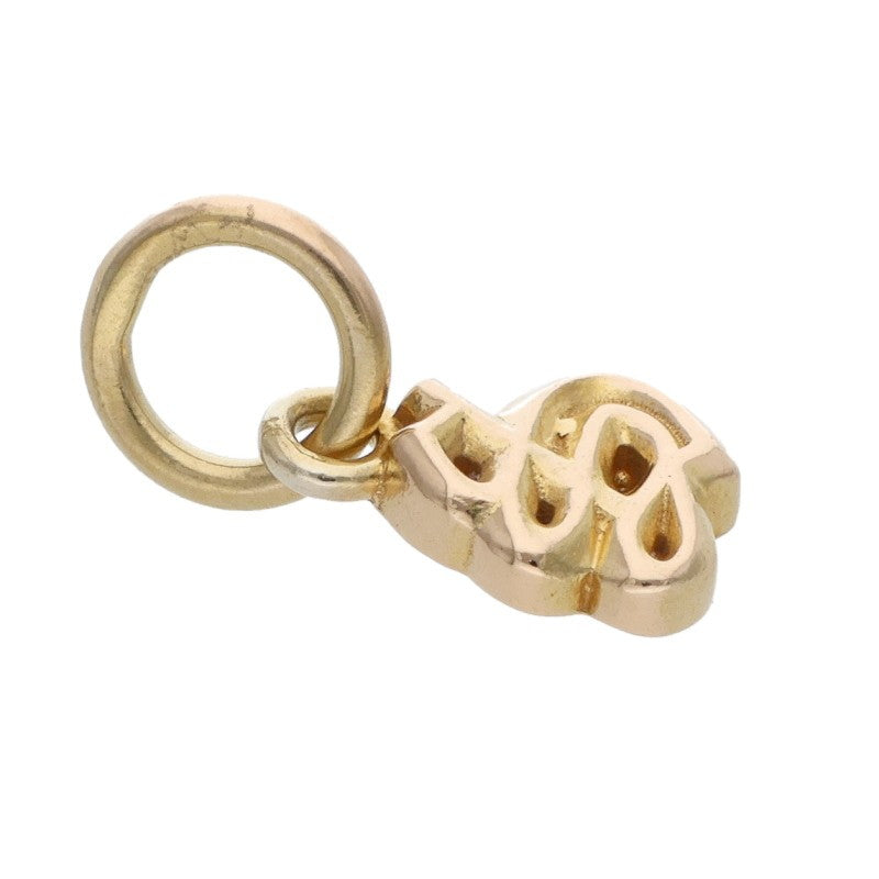 Chrome Hearts S Initial 22K Alphabet Stack Charm Yellow Gold