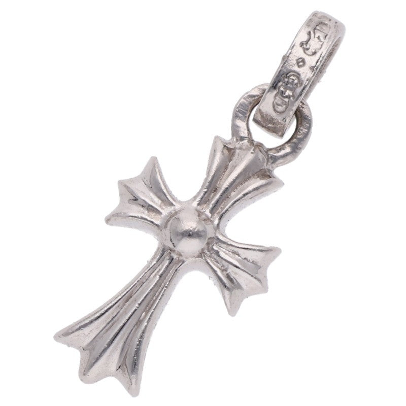 Chrome Hearts 18K WG Babyfat Pave Sapphire Necklace
