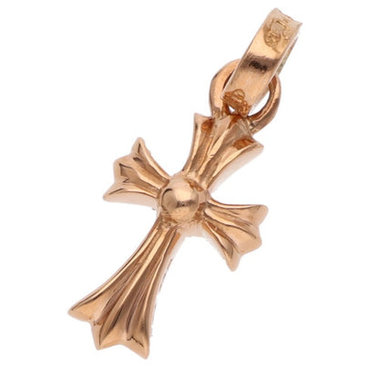 Chrome Hearts 22K Baby Fat Cross PAVE Ruby Charm