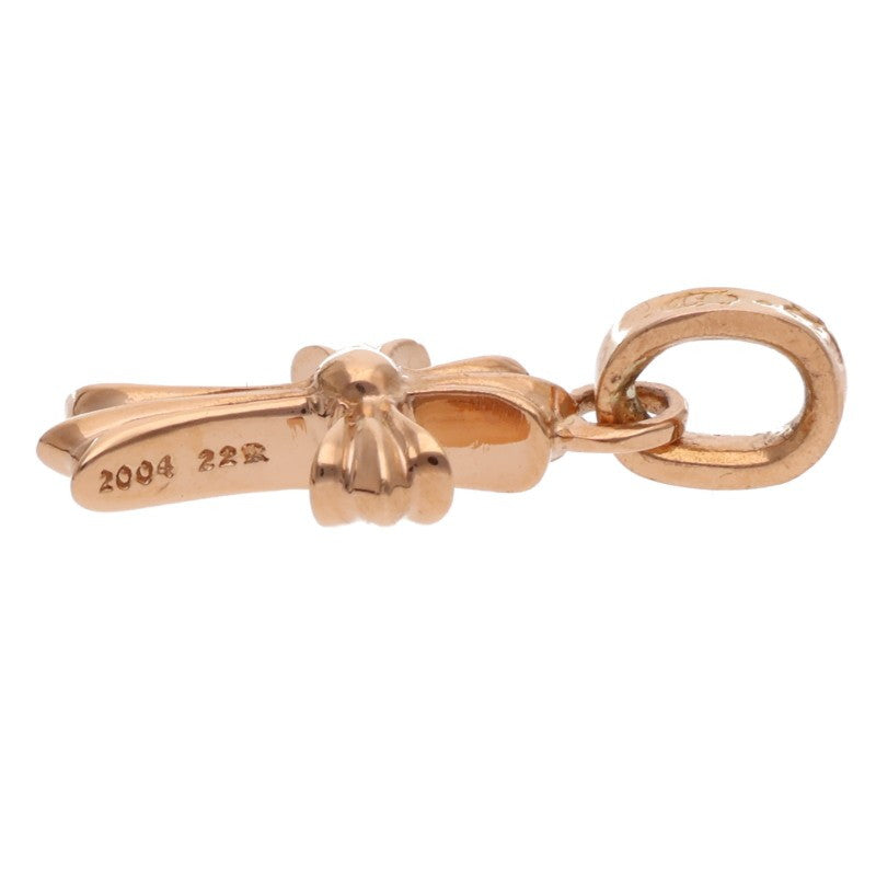 Chrome Hearts 22K Baby Fat Cross PAVE Ruby Charm