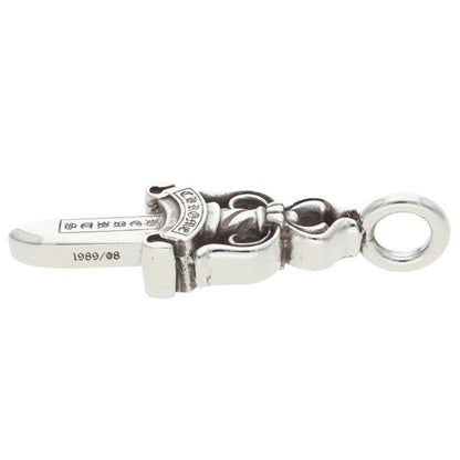 Chrome Hearts Double Dagger Pendant Silver Necklace