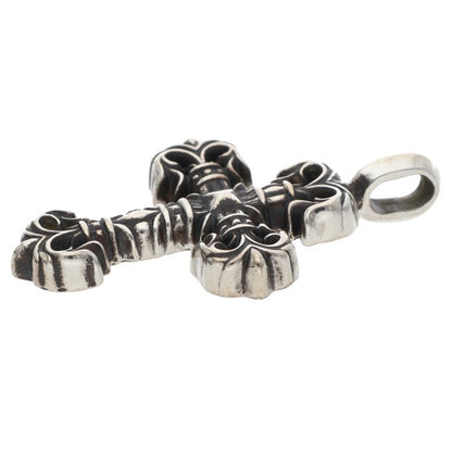Chrome Hearts Tiny Filigree Charm Silver Necklace