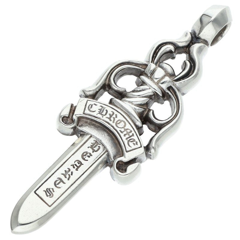 Chrome Hearts Large Dagger Silver Pendant