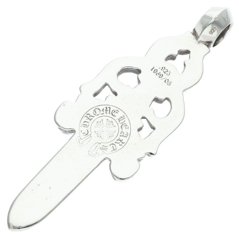 Chrome Hearts Large Dagger Silver Pendant
