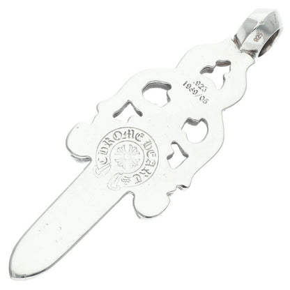 Chrome Hearts Large Dagger Silver Pendant
