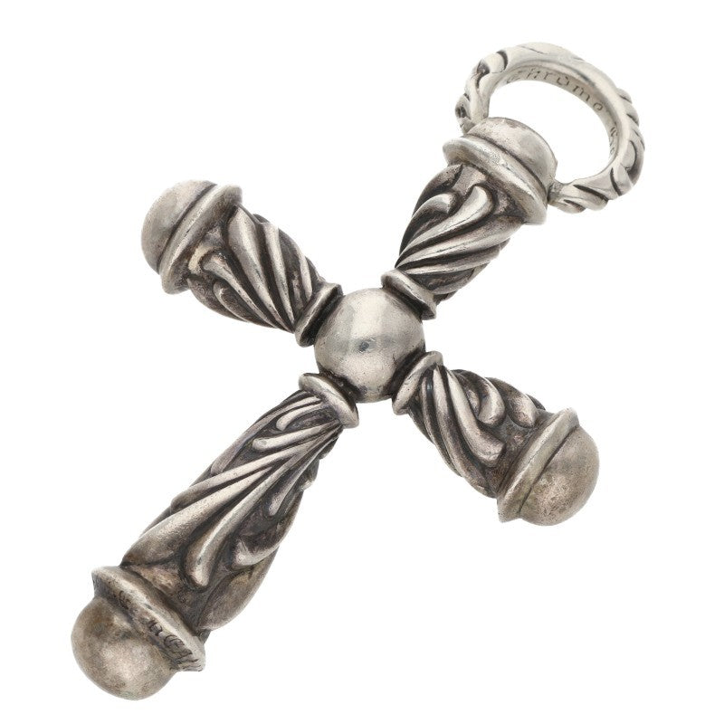 Chrome Hearts CAMPANA CROSS LG Silver Pendant