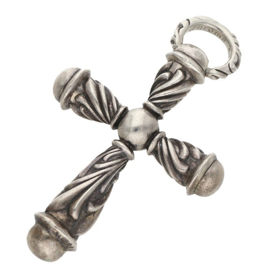 Chrome Hearts CAMPANA CROSS LG Silver Pendant