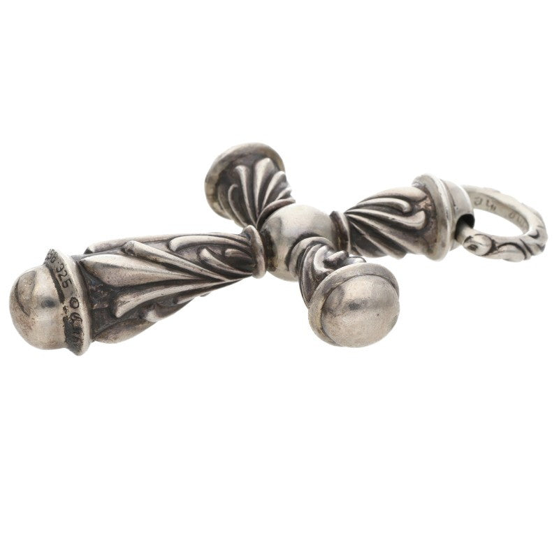 Chrome Hearts CAMPANA CROSS LG Silver Pendant