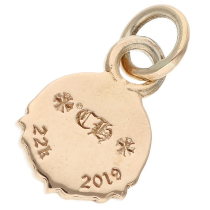 Chrome Hearts 22K Peace Sign Gold Charm