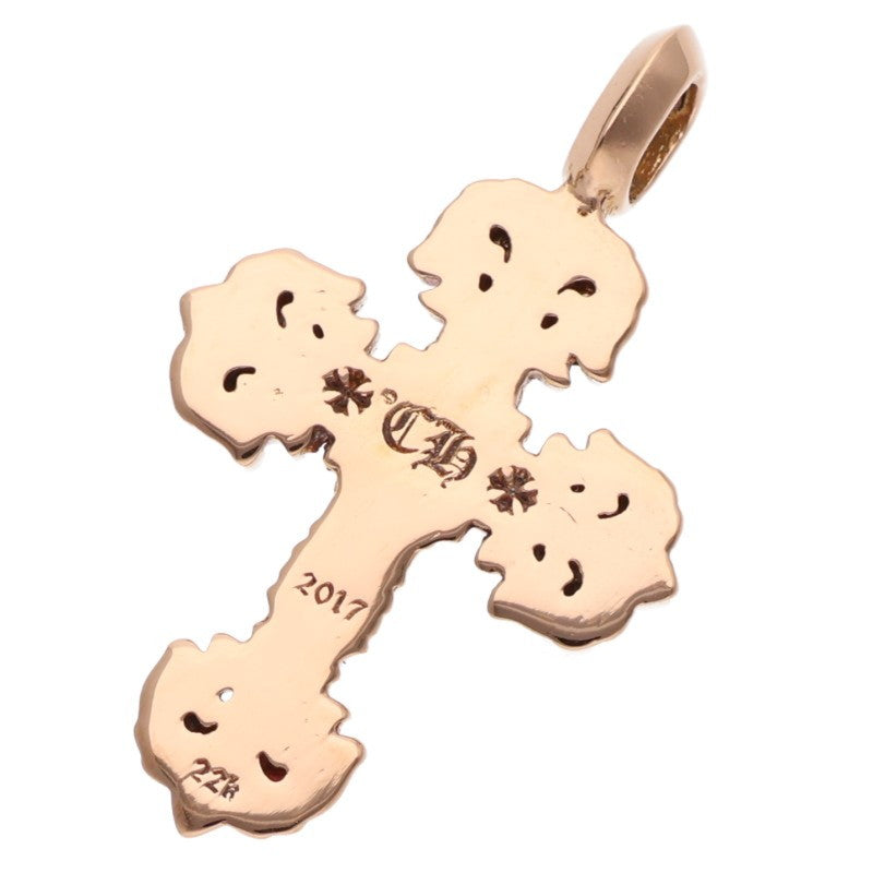 Chrome Hearts 22K Tiny Filigree Pave Diamond Charm