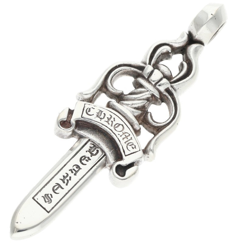Chrome Hearts LARGE DAGGER Silver Necklace Top
