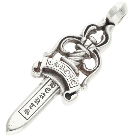 Chrome Hearts LARGE DAGGER Silver Necklace Top