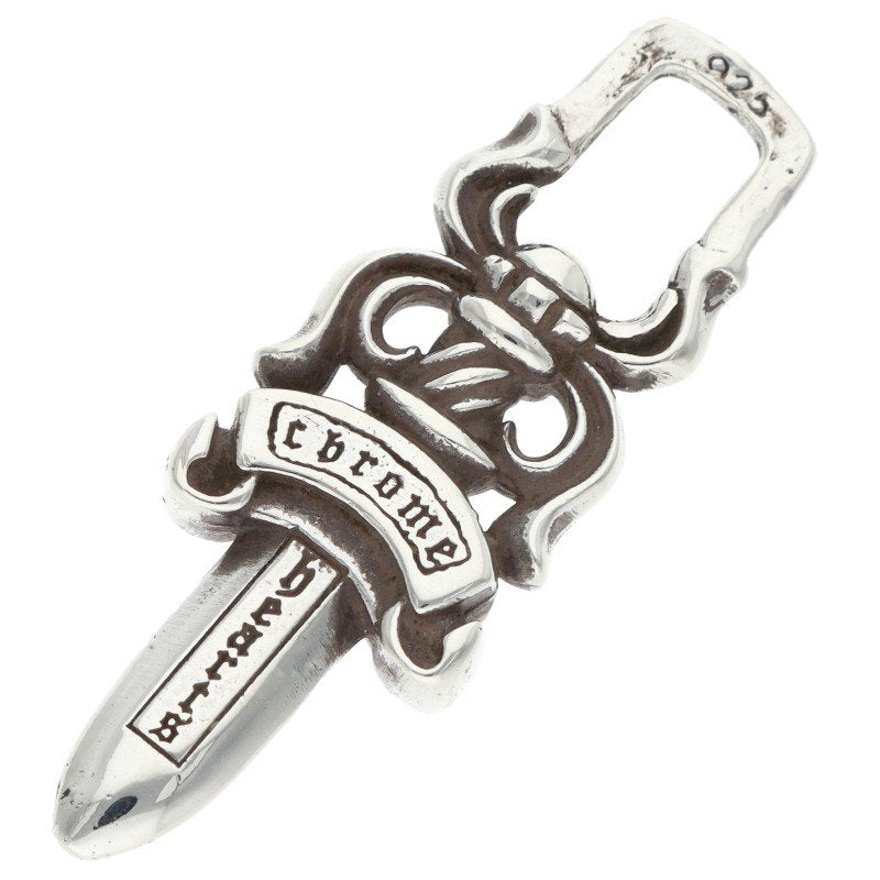 Chrome Hearts #5 Dagger Charm Silver Necklace Pendant