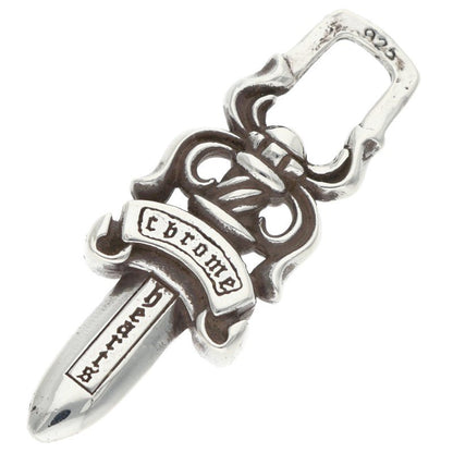 Chrome Hearts #5 Dagger Charm Silver Necklace Pendant