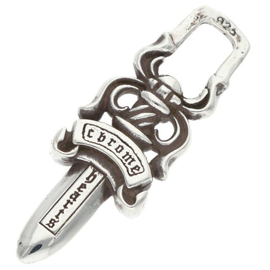Chrome Hearts #5 Dagger Charm Silver Necklace Pendant