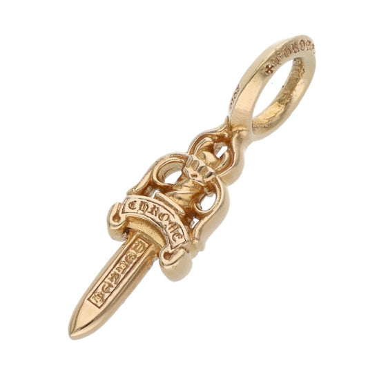 Chrome Hearts STACK DAGGER 22K V2 Stack Dagger Charm Yellow