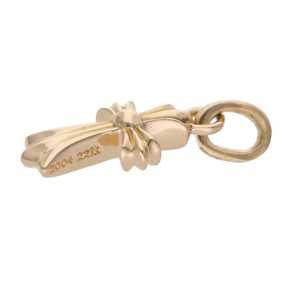 Chrome Hearts 22K Cross Babyfat Gold Charm Yellow
