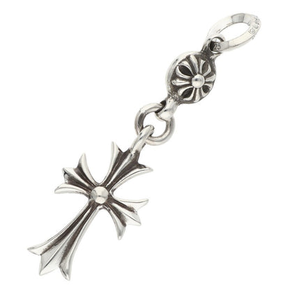 Chrome Hearts Tiny CH Cross Silver Charm