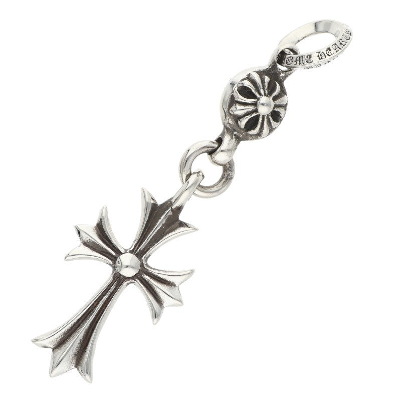 Chrome Hearts Tiny CH Cross Silver Charm