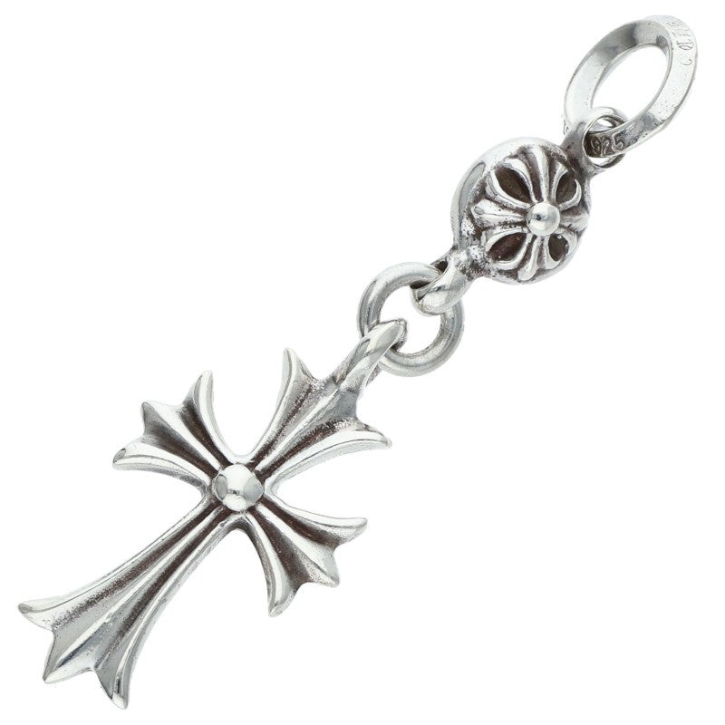 Chrome Hearts Tiny CH Cross Silver Charm