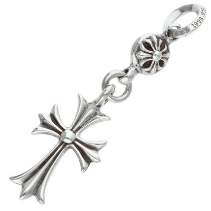 Chrome Hearts Tiny CH Cross Silver Charm