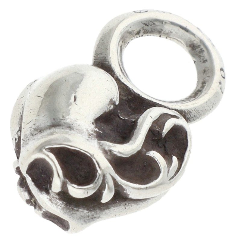 Chrome Hearts A Stack Heart Sterling Silver Charm