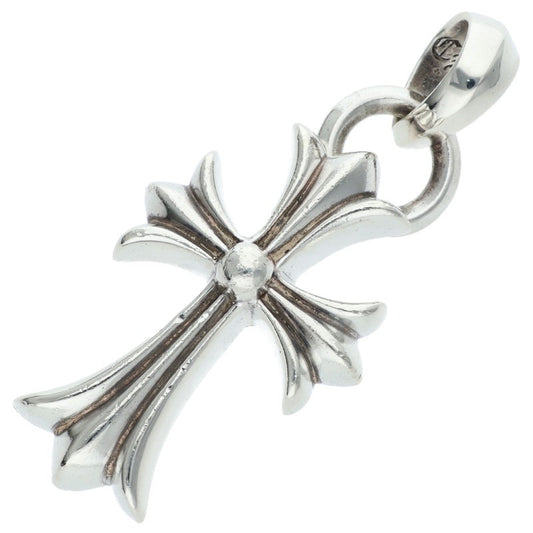 Chrome Hearts Small CH Cross W Bale Sterling Necklace Top