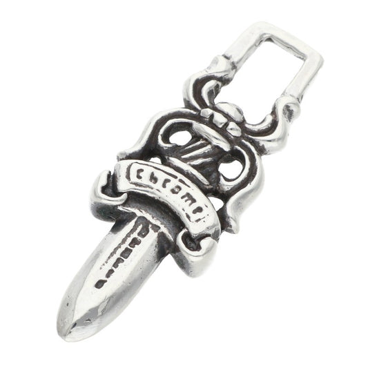 Chrome Hearts #5 Dagger ZIP1 Charm Old Silver