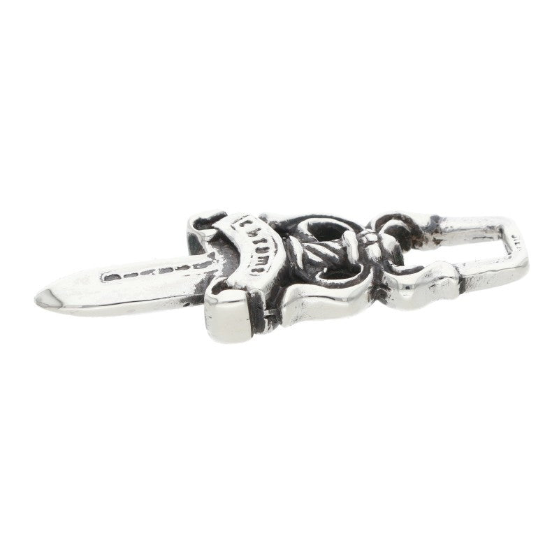 Chrome Hearts #5 Dagger ZIP1 Charm Old Silver