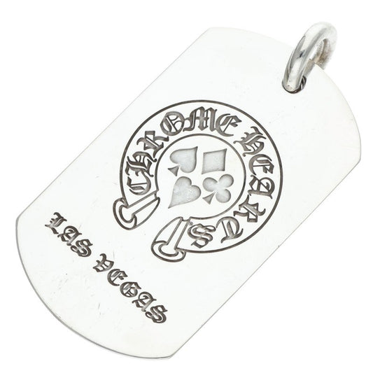 Chrome Hearts Las Vegas Limited Large Dog Tag Silver 925 Necklace