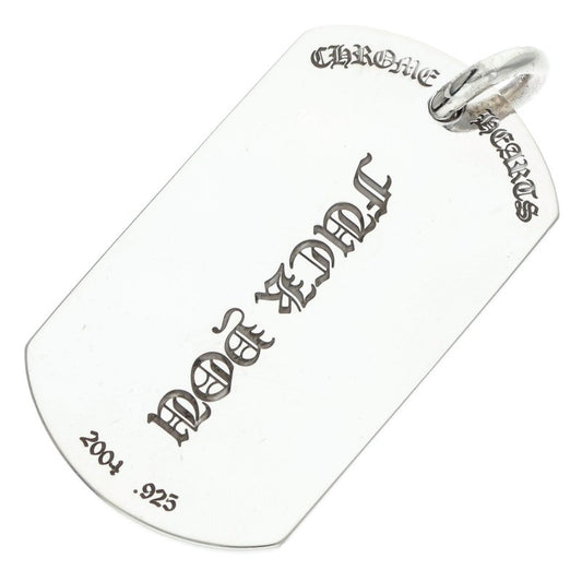 Chrome Hearts Las Vegas Limited Large Dog Tag Silver 925 Necklace