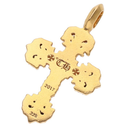 Chrome Hearts 22K Tiny Filigree Pave Diamond Charm