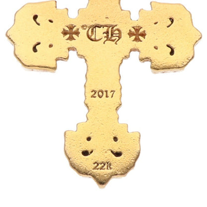 Chrome Hearts 22K Tiny Filigree Pave Diamond Charm