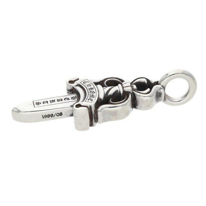 Chrome Hearts Double Dagger Silver Necklace