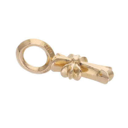STACK CH CROSS 22K V2 Cross Stack Charm Yellow Gold