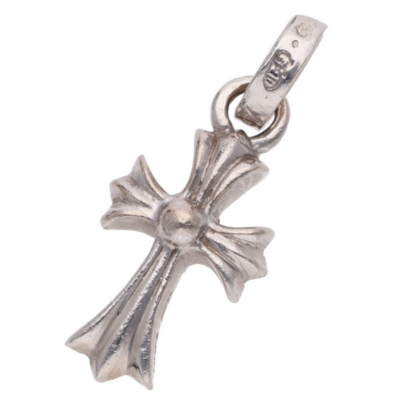 Chrome Hearts 18KWG Baby Fat Pave Sapphire Charm