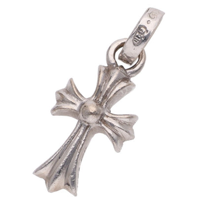 Chrome Hearts 18KWG Baby Fat Pave Sapphire Charm