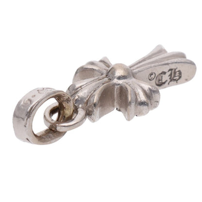 Chrome Hearts 18KWG Baby Fat Pave Sapphire Charm