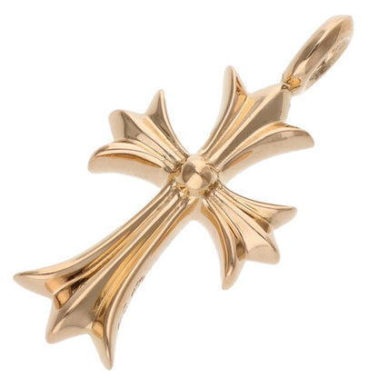 Chrome Hearts 22K Tiny Fat Cross Pave Ruby Pendant