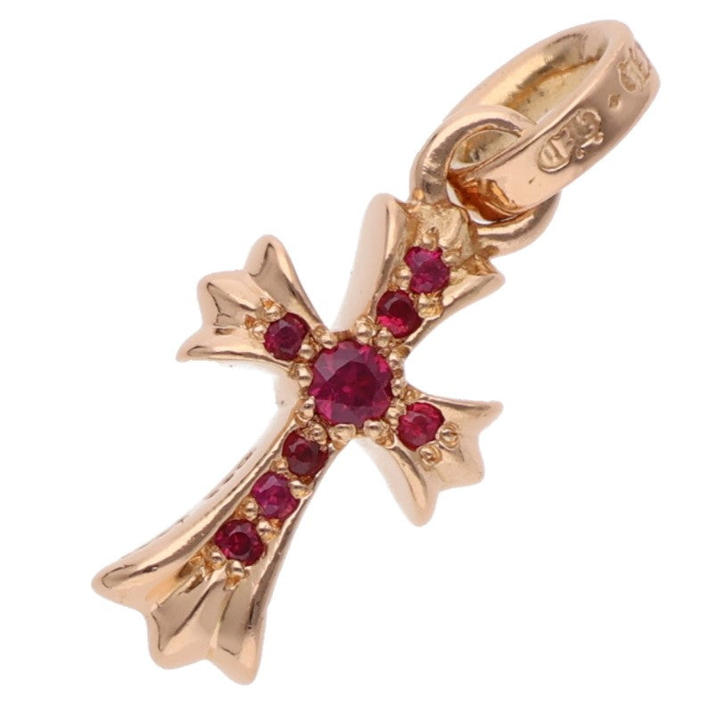 Chrome Hearts 22K Babyfat Pave Ruby Necklace Charm