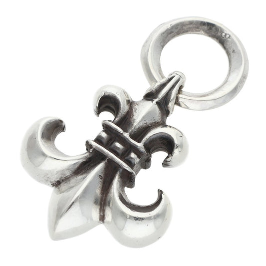 Chrome Hearts BS Fluier Fleur Cross Silver Pendant