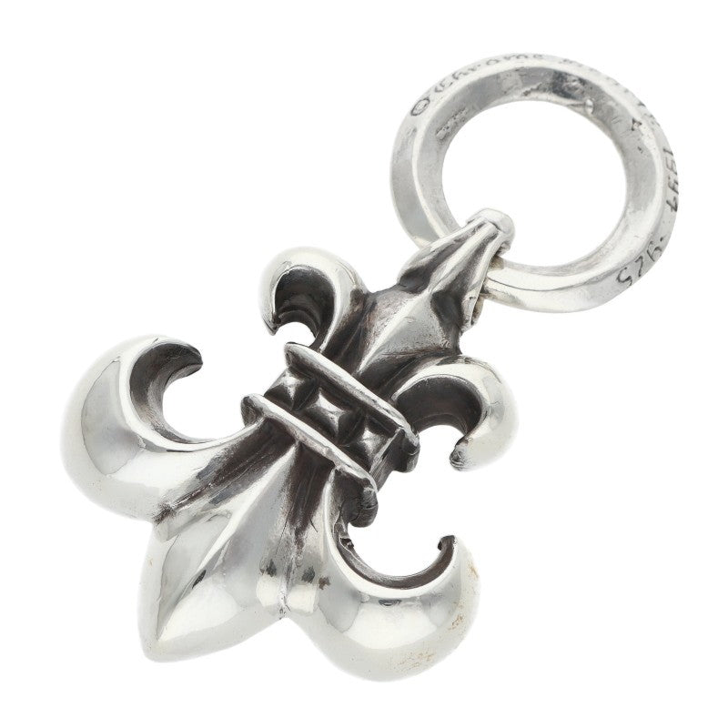 Chrome Hearts BS Fluier Fleur Cross Silver Pendant