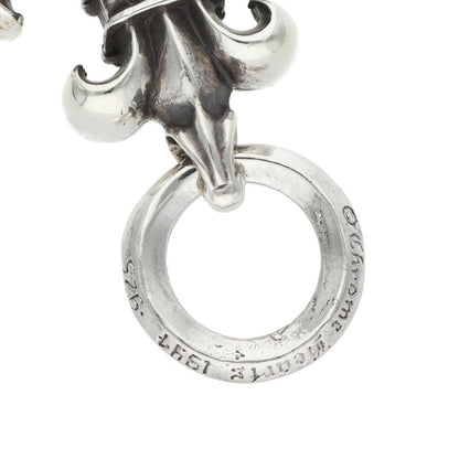 Chrome Hearts BS Fluier Fleur Cross Silver Pendant