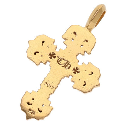Chrome Hearts 22K Tiny Filigree Pave Diamond Charm Multi