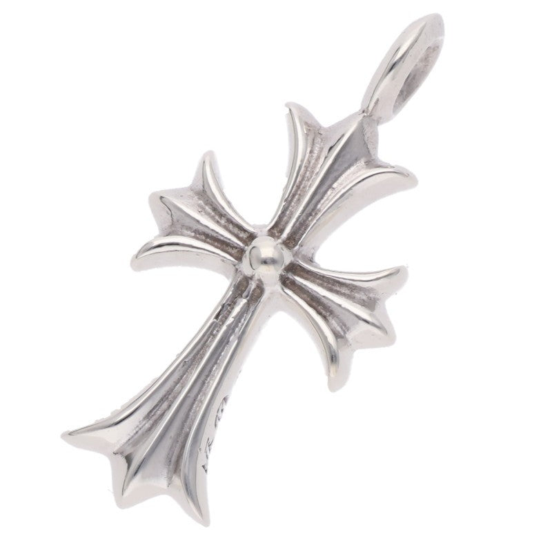 Chrome Hearts .925 Tiny Fat Cross Pave Black Diamond Charm